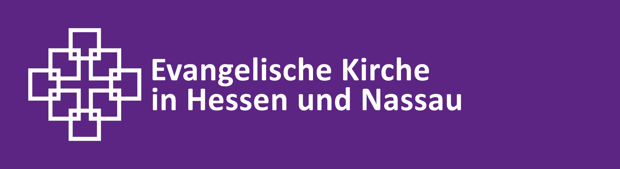 Das Facettenkreuz. Logo der Evangelischen Kirche in Hessen und Nassa.